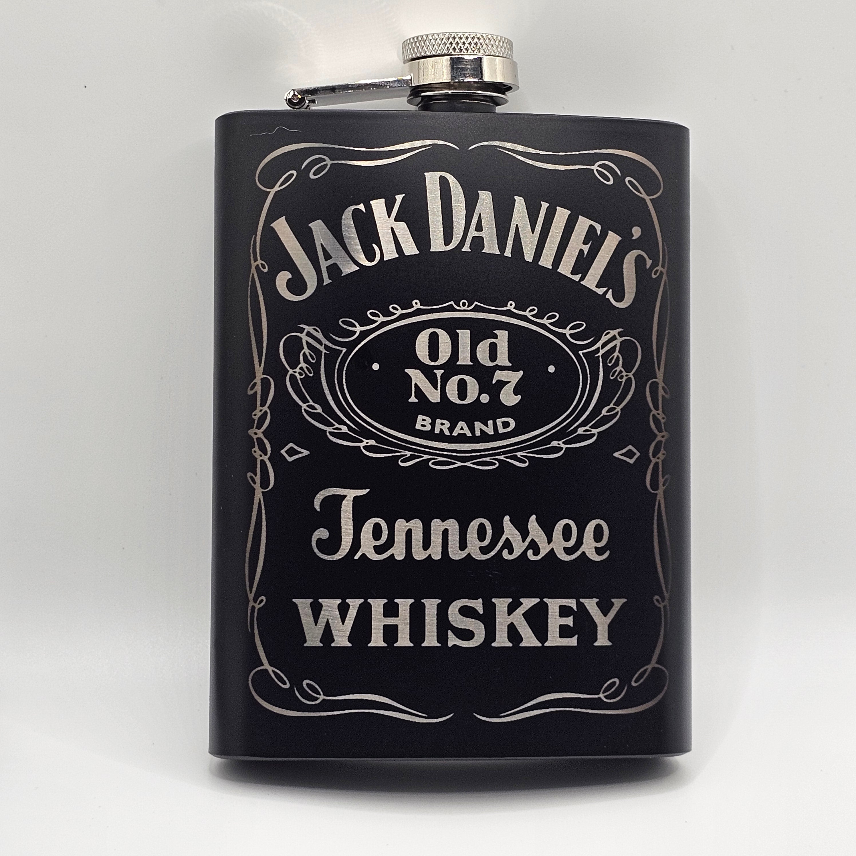 Black Jack Daniel's Tennessee Whiskey flask