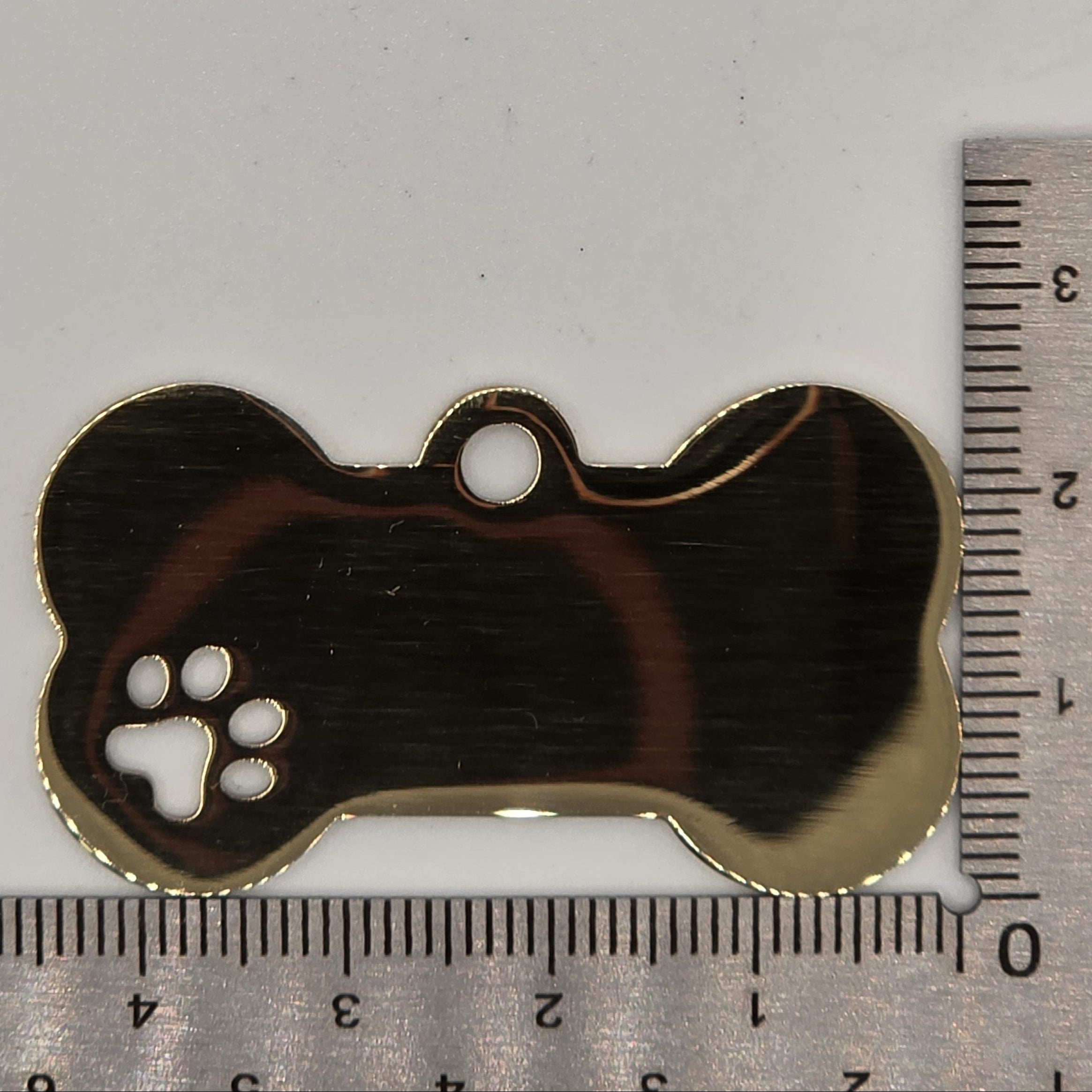Luxe Paw Cut-Out Bone Tag
