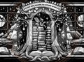 Illustration of books with a fairy and a quote about books being doors to other worlds.