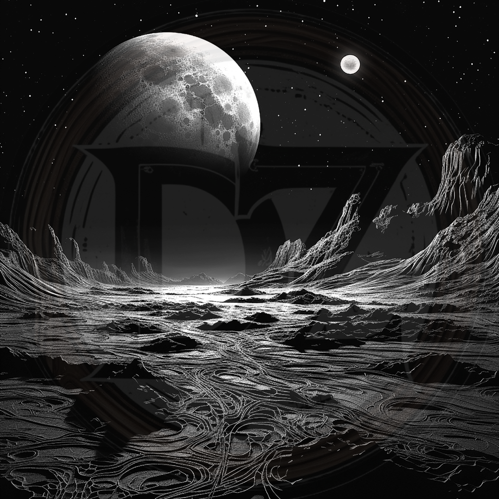 Space, Alien Planet Landscape 1