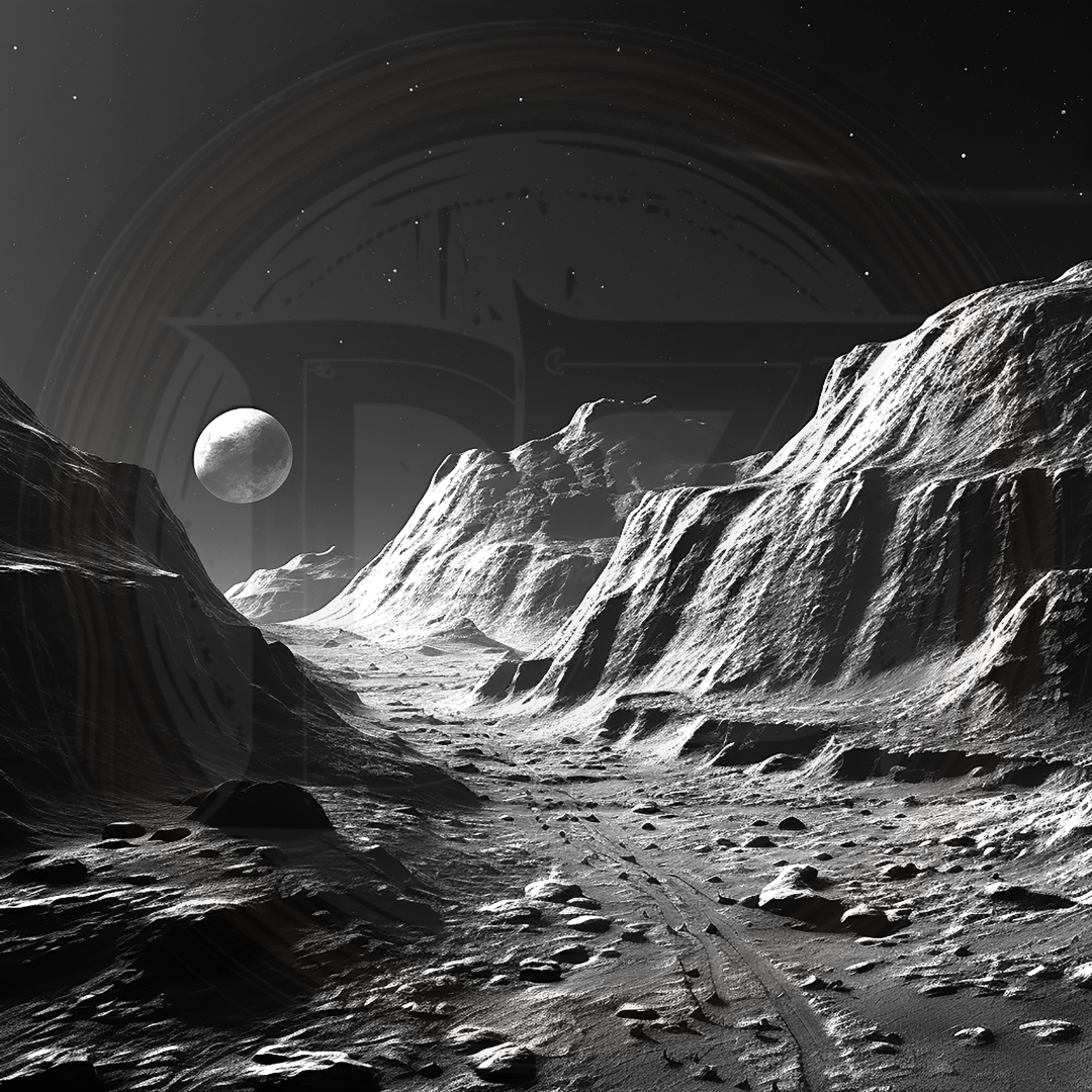 Space, Alien Planet Landscape 3