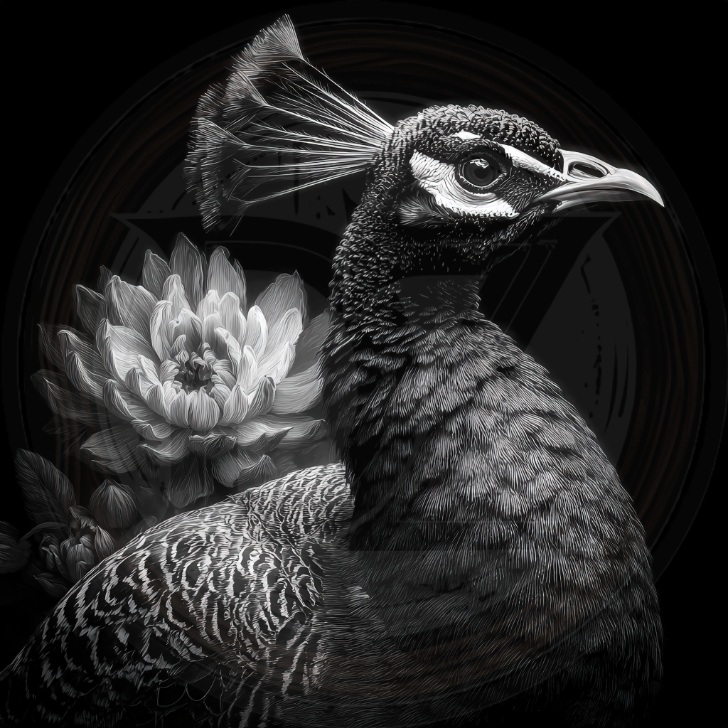 Peacock, Plume Bloom