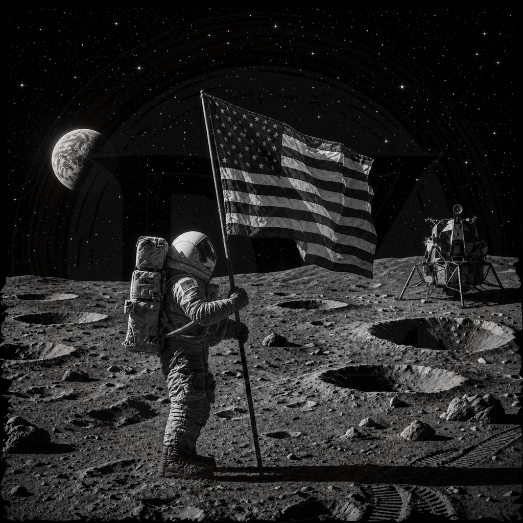 Space, Man on the Moon