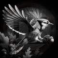 Bird, Acorn Courier