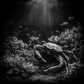 Beach, Crab Under the Rays