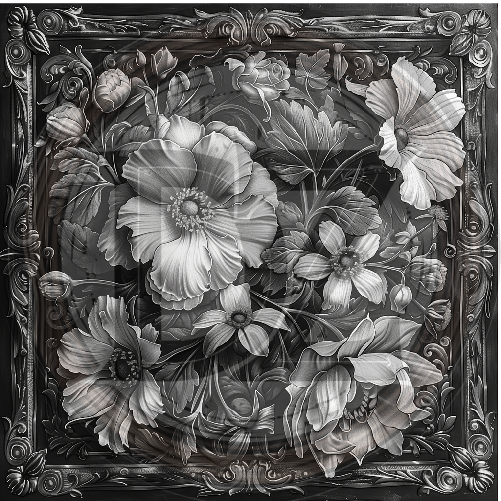 Intricate Flower Tile 3