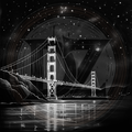 Golden Gate Starry Night 4