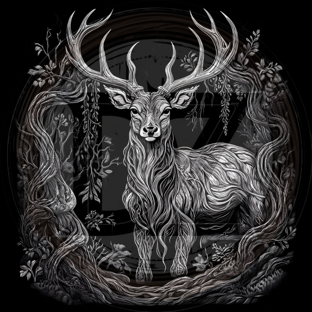 Majestic Deer in Forest 2