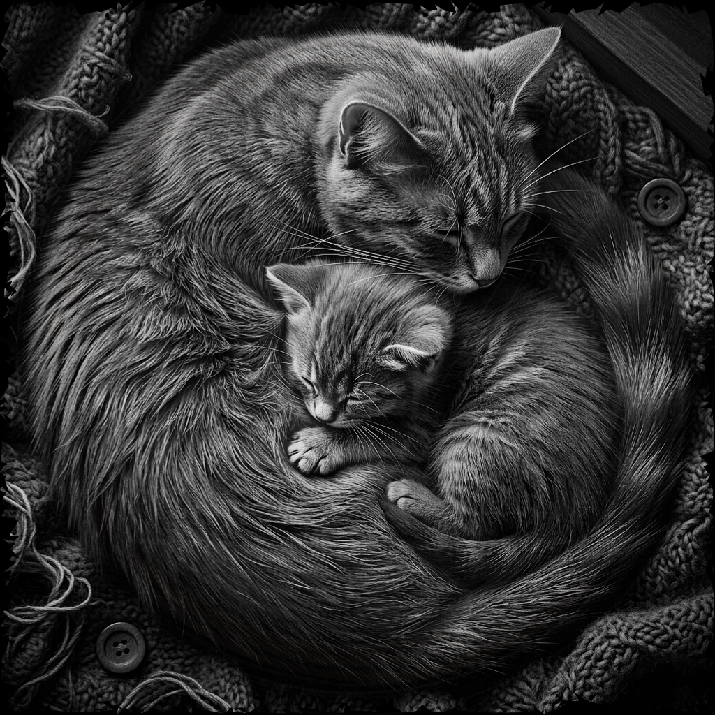 Two cats