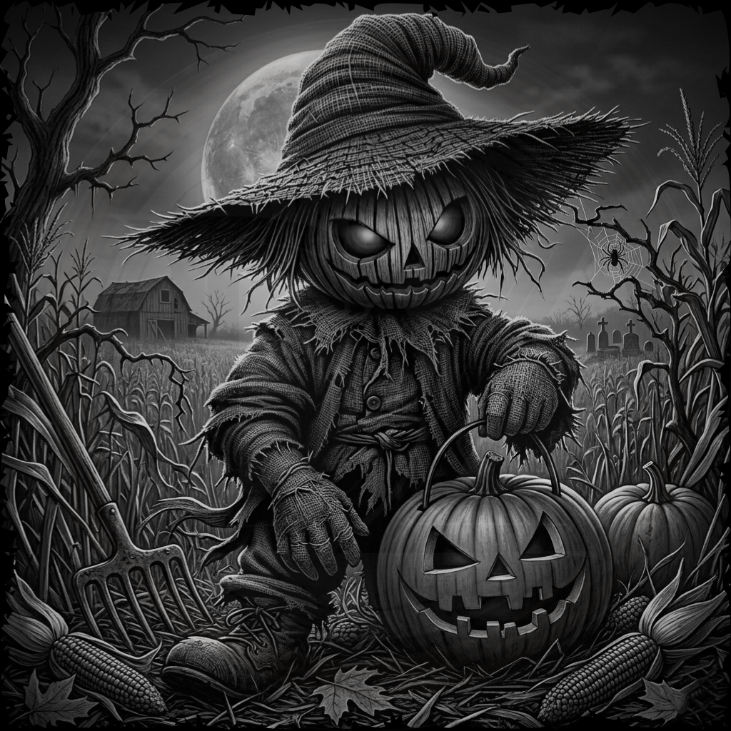Halloween Night Scarecrow