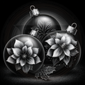 Christmas, Intricate Christmas Baubles