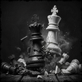 Black and white chess