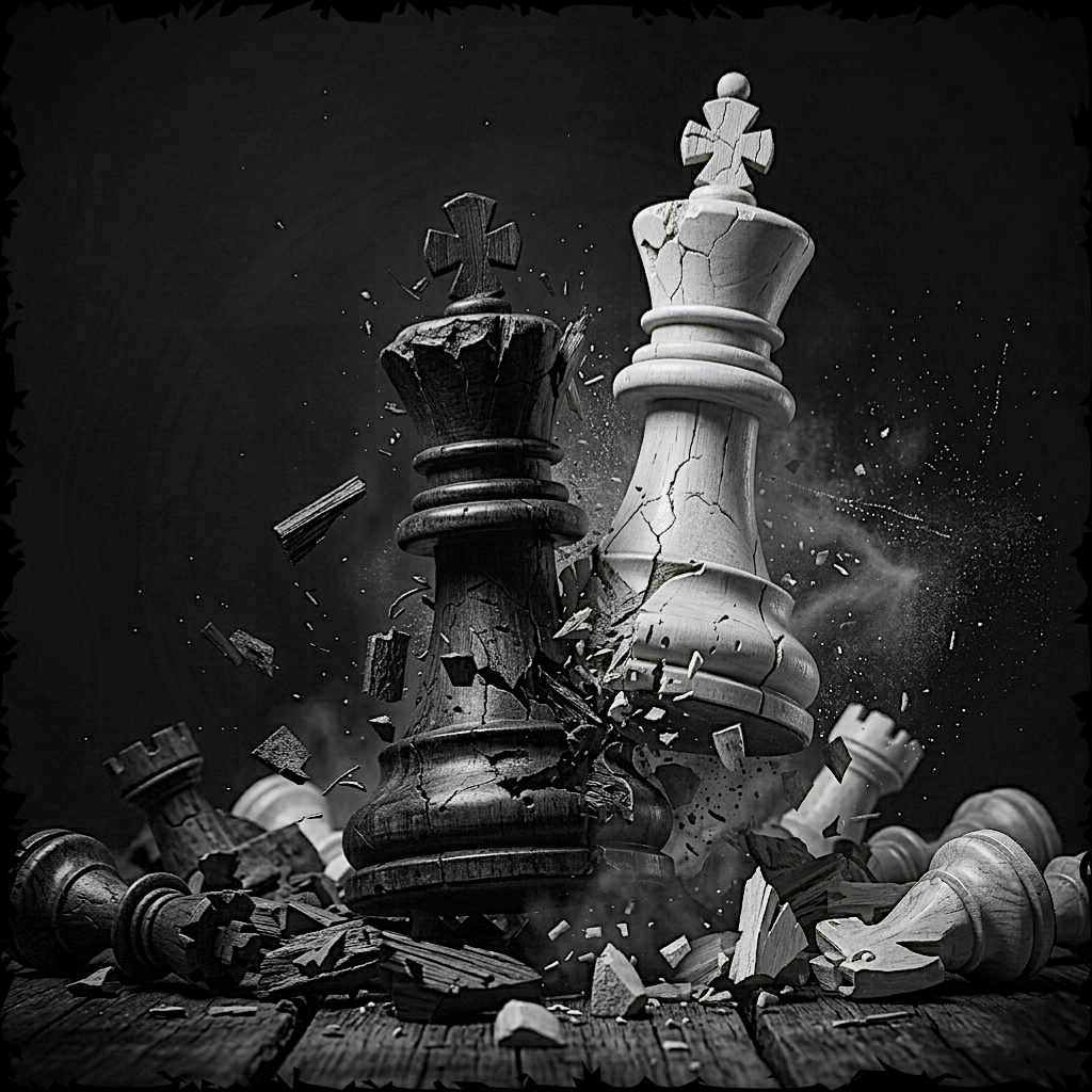 Black and white chess