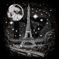 Eiffel Tower Under the Stars 4