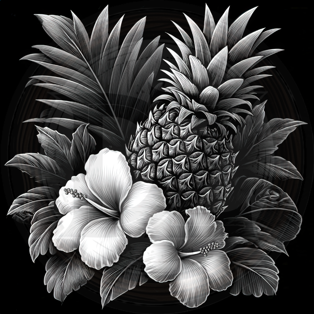 Beach, Hawaiian Pineapple