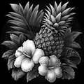 Beach, Hawaiian Pineapple