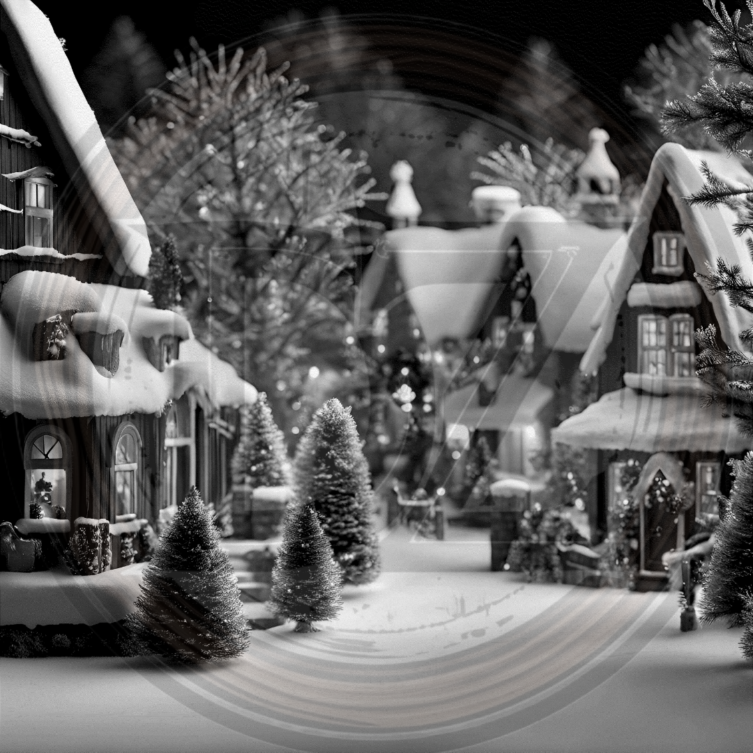 Winter, Christmas Village 1