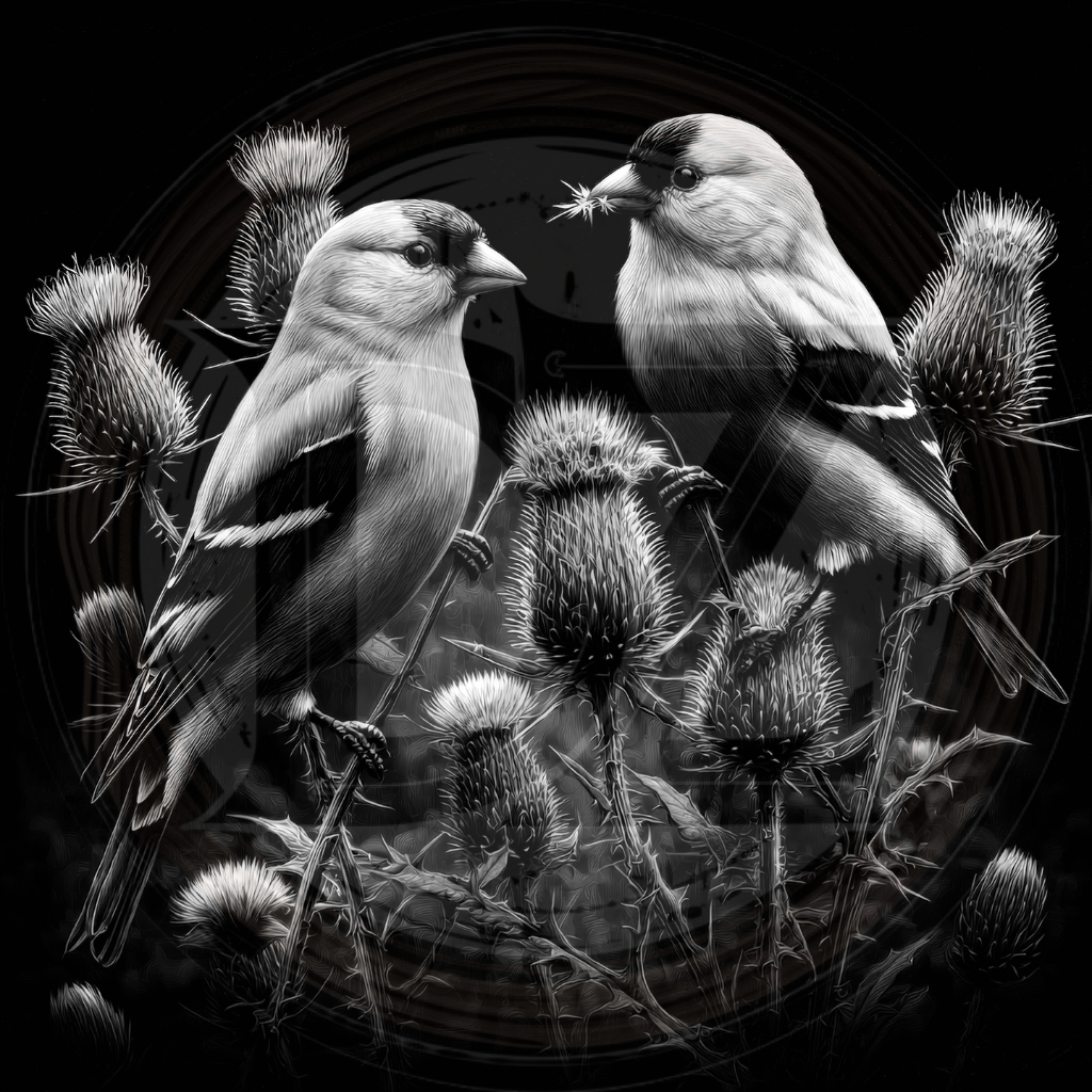 Bird, Gold Finch Perch