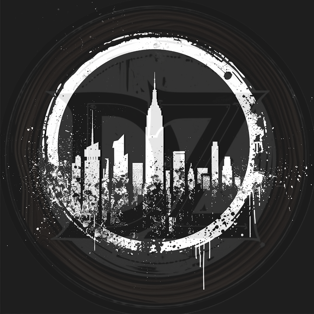 City, NYC Skyline Silhouette 1