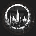 City, NYC Skyline Silhouette 1