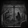 Halloween, Haunted Window