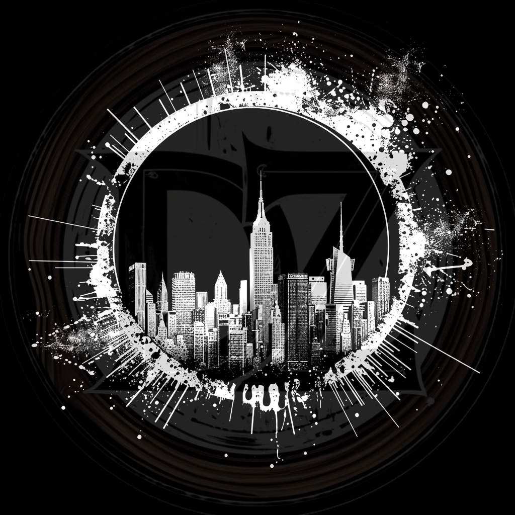 City, NYC Skyline Silhouette 2