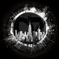 City, NYC Skyline Silhouette 2