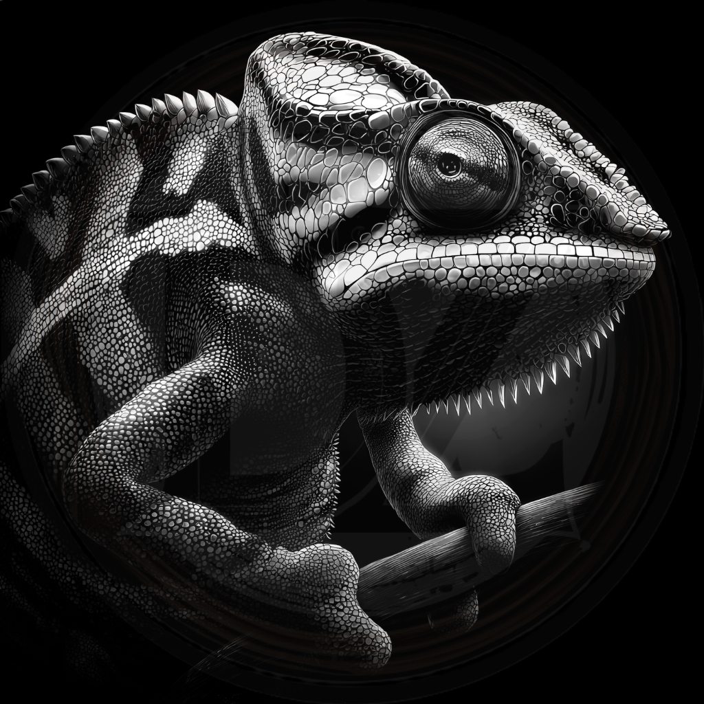 Chameleon, Camouflage Stare