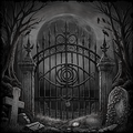 Gothic-style gate