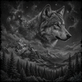 Wolf Face, Mountains