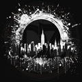 City, NYC Skyline Silhouette 3