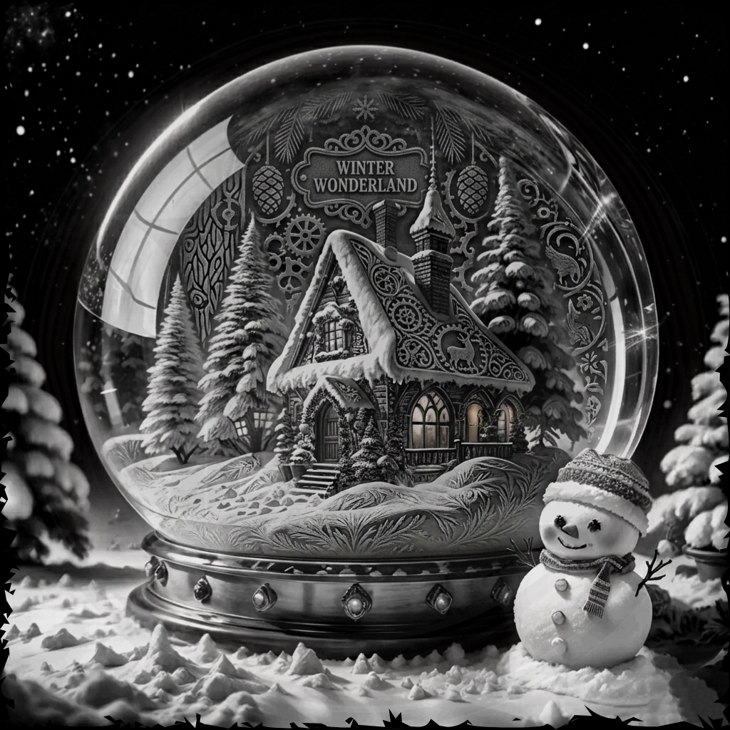 Winter Wonderland Snow Globe 3