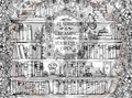 Decorative bookshelf with books and flowers, featuring the quote 'Reading is dreaming with your eyes open'.