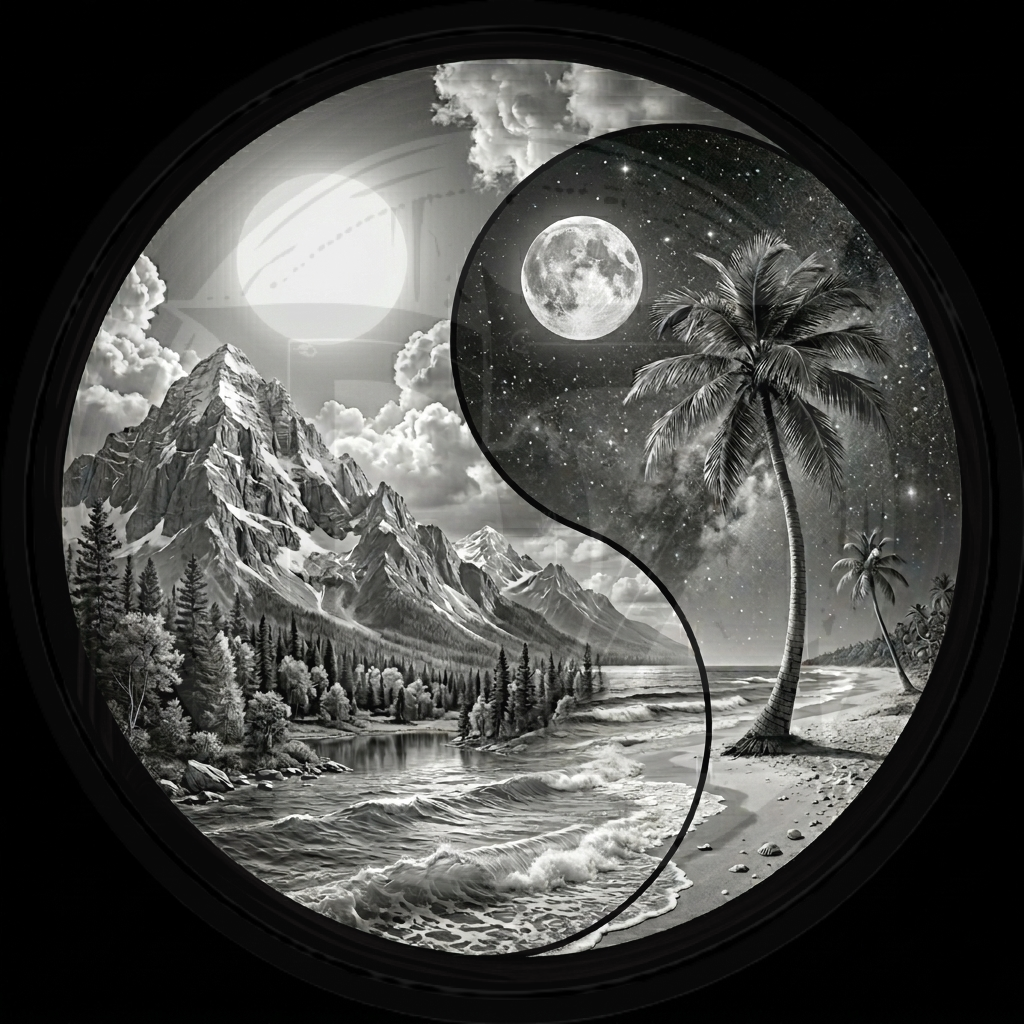 Yin Yang Landscape 2