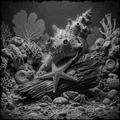 Beach, Conch and Star
