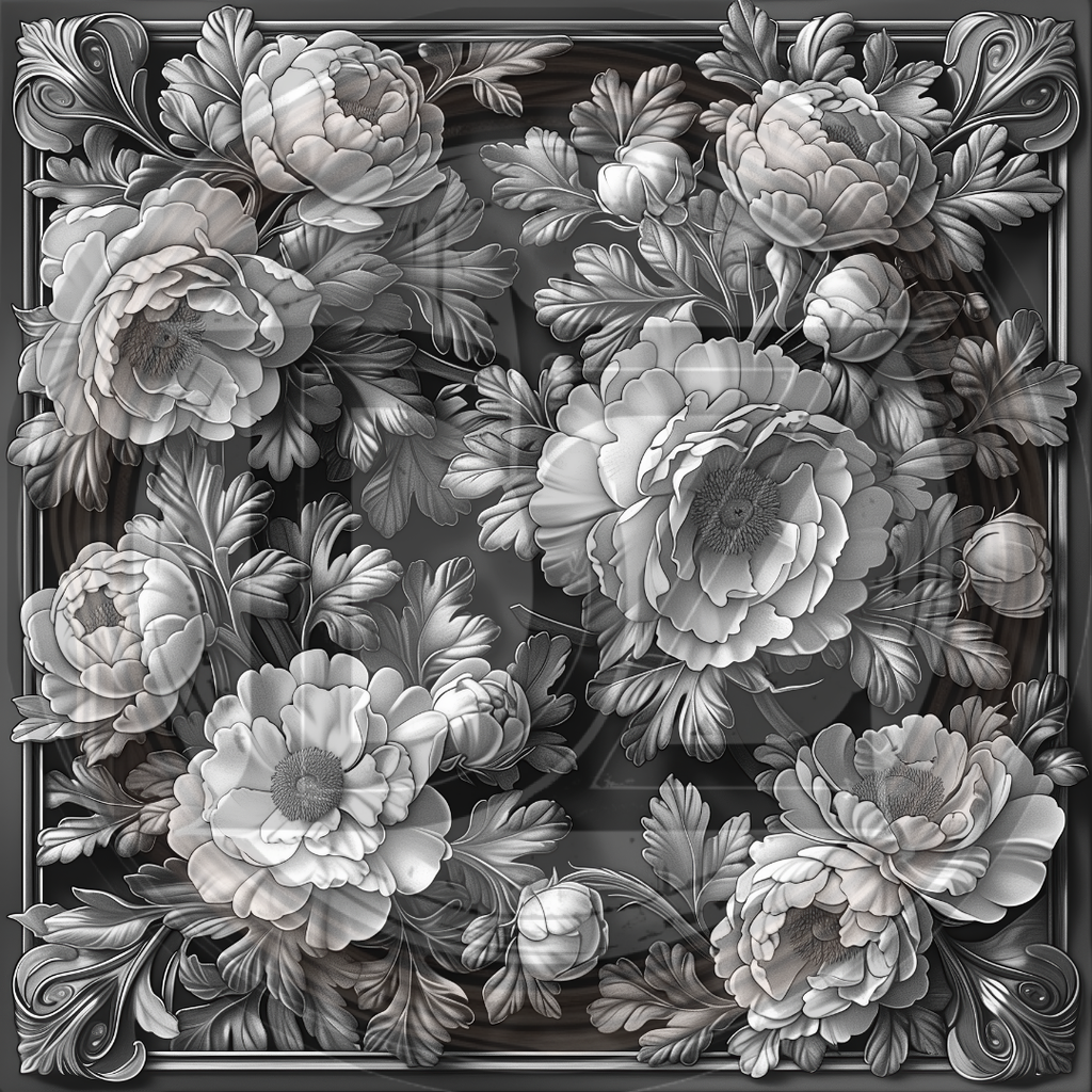 Intricate Flower Tile 1
