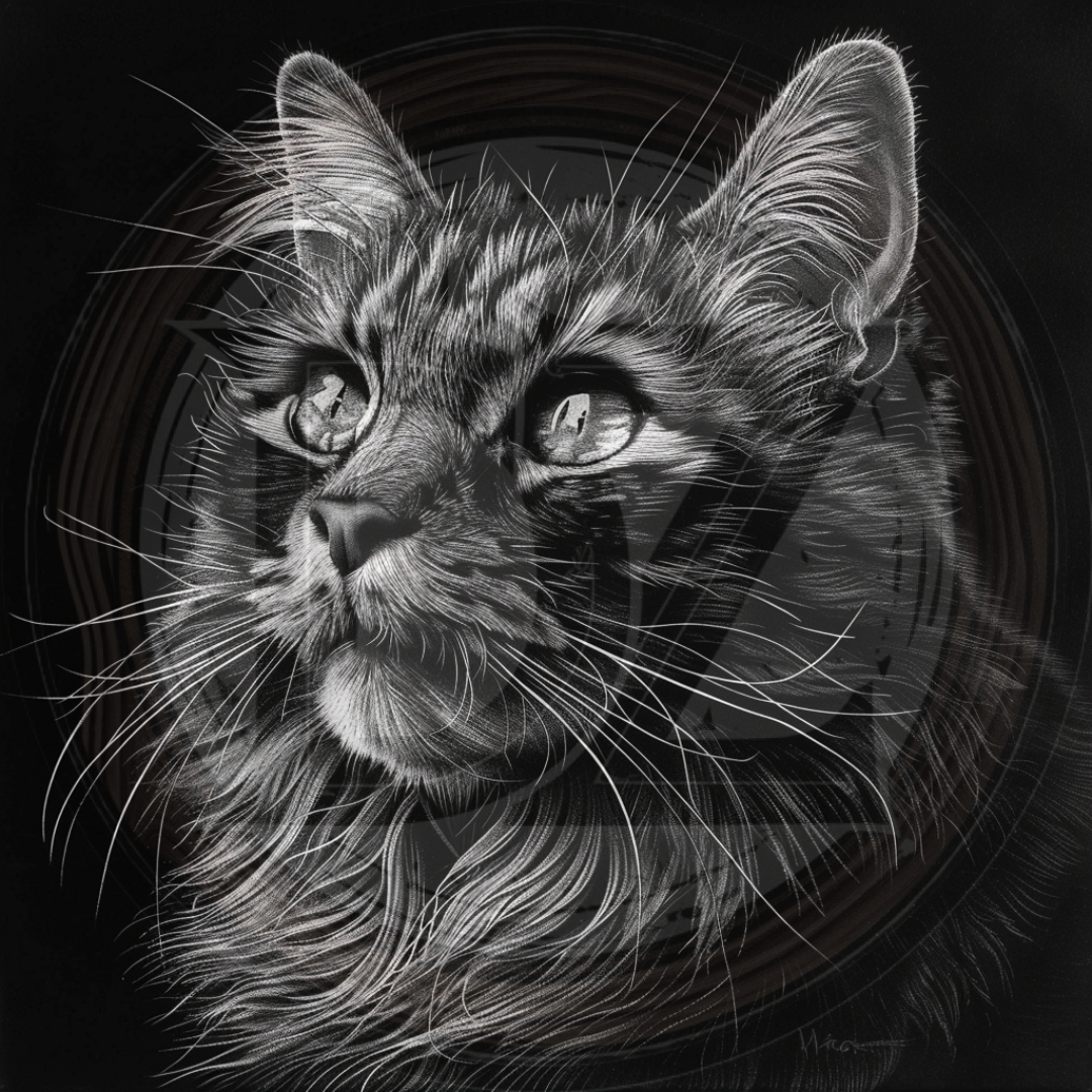 Cat, Midnight Whiskers