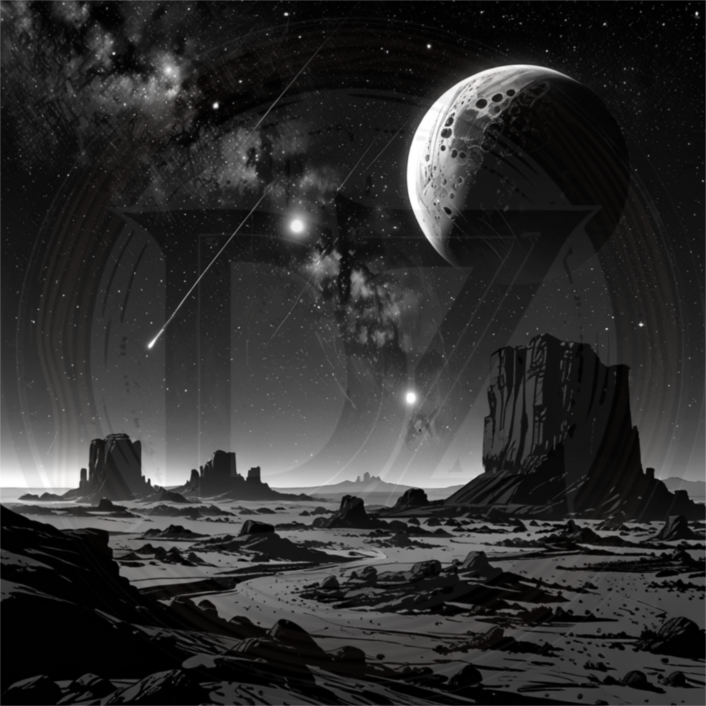 Space, Beneath the Falling Stars